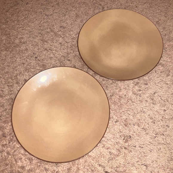 2-Vintage Náutica 9” Plates Island Sand - Picture 1 of 7